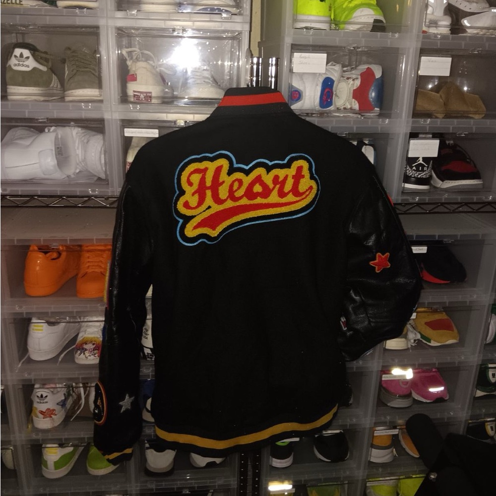 Nwot Wool/Leather Varsity Jacket - image 3